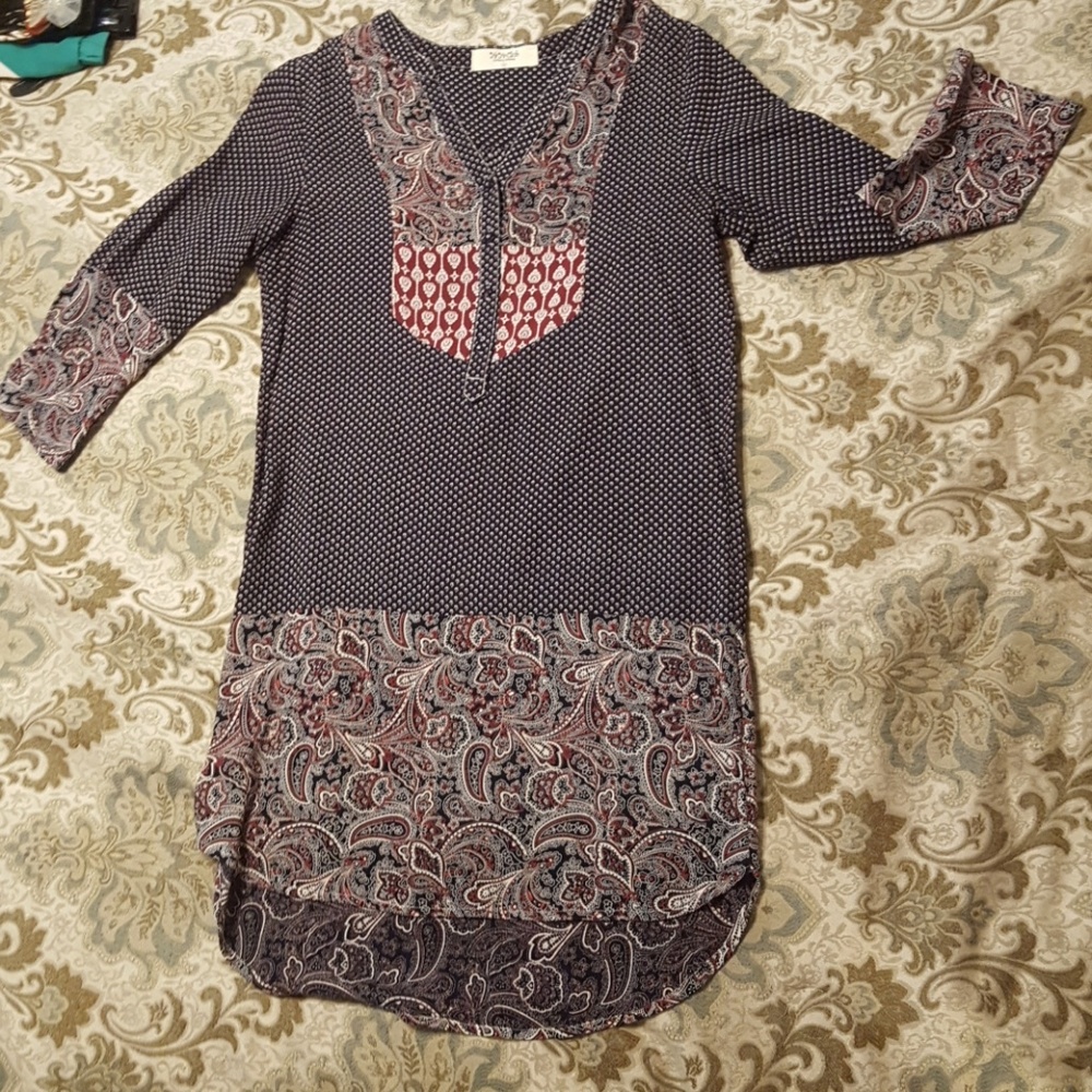 Size small print dress